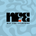 A square graphic with a light blue background featuring wavy, organic darker blue patterns. In the center, there is a large black stylized 'NFE' logo with a small orange chihuahua silhouette inside the letter F.
